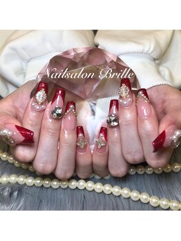 エスフィーネイルサロン ブリーユ(Esfy nailsalon Brille)/赤ネイル