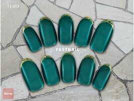 グリーンフレンチ/ミラー/上品