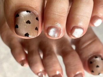 キト(KITO)の写真/【期間限定★FOOT親指2本アート（フットバス付き）¥6000】足元からお洒落に♪サンプルor持ち込みデザイン◎