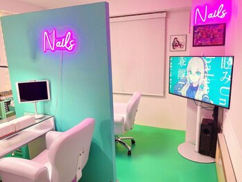 ドールネイル 札幌店(Doll Nail)/お席は白×緑が基調の空間♪