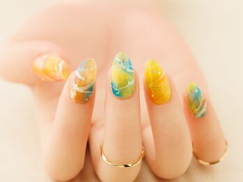 ヴァンネイル(VINGT NAIL nail&eye beauty)/浴衣に映える夏祭りネイル