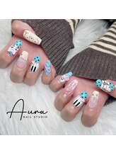 オーラネイル(Aura Nail)/キラキラ韓国ネイル