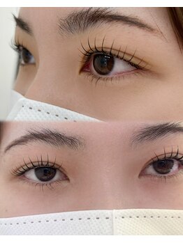 LURe.eyes&brows&nails まつげパーマ/マツエク/led/パリジェンヌ/アイブロウ/ネイルの写真/逆さまつげ・奥二重などのお悩みに！メイクが楽しくなる理想の目元をご提案♪　まつげパーマ/マツエク/led
