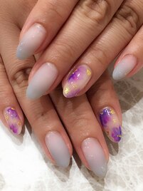 ニュアンスフラワー&水滴