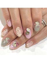 グラマラス プレジール 中野店(glamourous plaisir)/レオパードネイル