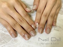 ネイルドール(Nail Doll)/大理石アート