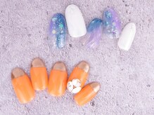 シェリーネイル(Cherie Nail)/ニュアンス＋ミラーフレンチ♪