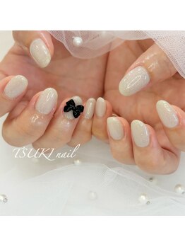 ツキネイル(TSUKI nail)/ワンカラーリボン