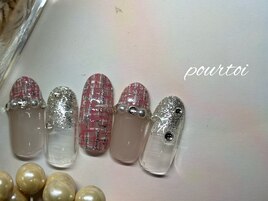 ツイードネイル