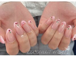 さくらんぼネイル
