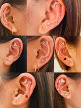 ルピナス(Lupinus)/耳つぼジュエリー