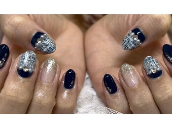 アルーシェ 平井(Alushe)/冬の定番 ツイードネイル