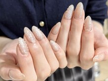 ブラソンネイル(Blossom nail)/きらめきマグ×ミニスタッズ