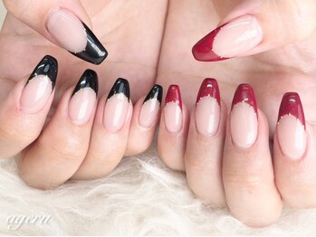 アゲル ネイルアンドアイラッシュ(ageru Nail&EyeLush】)の写真/【ネイル上級者も大満足な高技術☆】カラーやアートの種類が豊富なので満足度◎理想なデザインが叶う♪