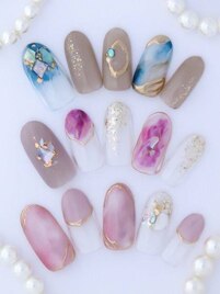 トレンドデザイン☆カラー天然石