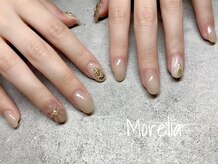 モレリア(morelia)/成人式　ニュアンスネイル　