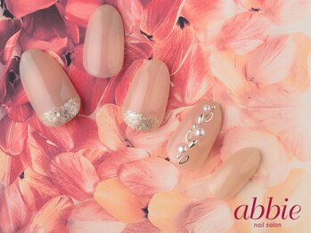 ネイルサロン アビー グランデュオ蒲田店(abbie)/【パールリーフ】 ￥9053