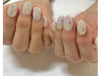 キラキラ☆ホログラムネイル