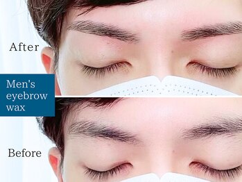 まつ毛エクステアンドネイル フィーカ 新松戸(FIKA)/【メンズ】眉毛スタイリング