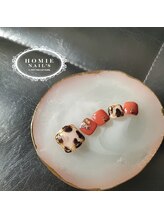 ホーミーネイルズ アットオフザリップパーク(HOMIE Nails at off the Lip park)/アニマル柄フットネイル