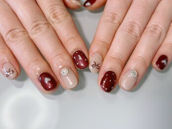 ネイル ファンシーファング(nail_fancy_fang)/冬ネイル