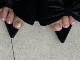 ピンク　オーロラ　フット