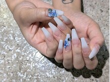 ネイルサロン グレイス(Grace)/【スカルプ】白グラデ―ション