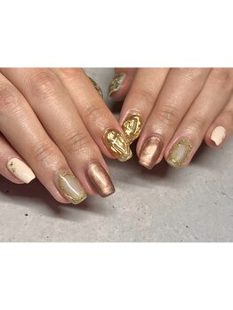 手描きアートが得意なサロン