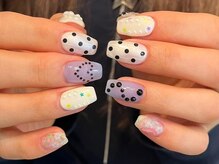 シェリーラメール 渋谷(cherielamer)/カラフルスターネイル