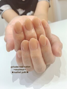 プライベート ネイルサロン マーマ(murmur)/ナチュラルワンカラー
