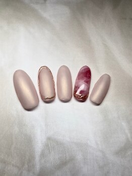 ラグネル(Luxnal)/ピンク　ニュアンスネイル