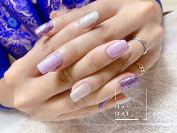 エヌエープラスネイル 葛西本店(Na+nail)/紫ワンカラー