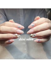シンイサロン(shini salon)/爽やかシェルアート♪