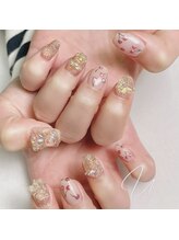 スタジオ結(STUDIO結)/さくらんぼくまフラッシュネイル