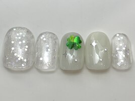 ホログラムハート四つ葉¥6000