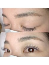 アイラッシュサロン イギー(iggy)/ネイビー×グレイッシュブラウン