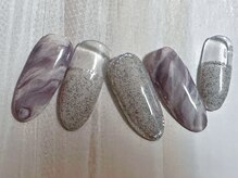 ビューティーネイルサロン クリアーズ(Clears)/斜めニュアンス