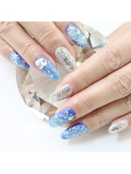 雪×グリッター