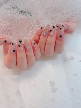 マグネットベースにハート