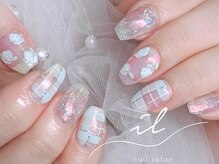 イル 神戸店/パステル×ミラーネイル