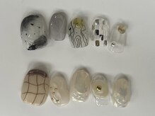 サトリネイルルーム 京橋店(Satoril nail room)/midnight☆/cream♪