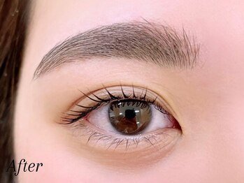 ミーナ 水ヶ江店(mina)/アイブロウWAX＋まつ毛パーマ上