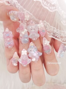 ファラウェイネイル(Faraway nail)/ゆめかわネイル☆