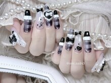 リンドネイル バイ モカ アンド ララ(Lind nail by moca and LaLa)/【mio】チェックネイル