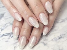 ヘアーアンドネイル ルシア(Hair&Nail Lucia)/シンプル！ホワイトネイル！