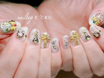 ネイルトップエクル(nail top E CRU)/メリークリスマス