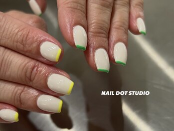 ネイルドットスタジオ 堺筋本町(NAIL DOT STUDIO)/スキニーフレンチ