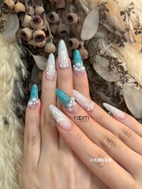 夏ネイル×海アート