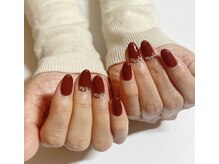 ミリー(mily)/冬ボルドーネイル