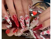 バラ 熊本店(VALLA)/リップネイル☆